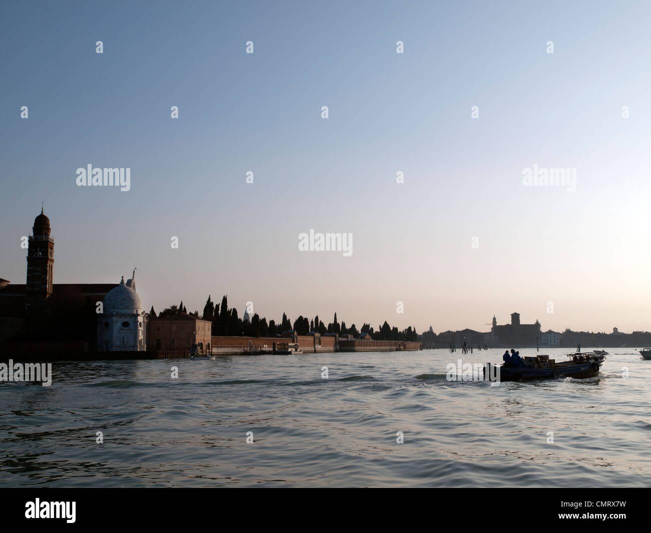L'Isola di San Michele a Venezia Foto Stock