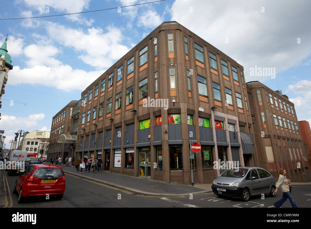 La Richmond Centre shopping center mall Derry City County Londonderry Irlanda del Nord Regno Unito. Foto Stock