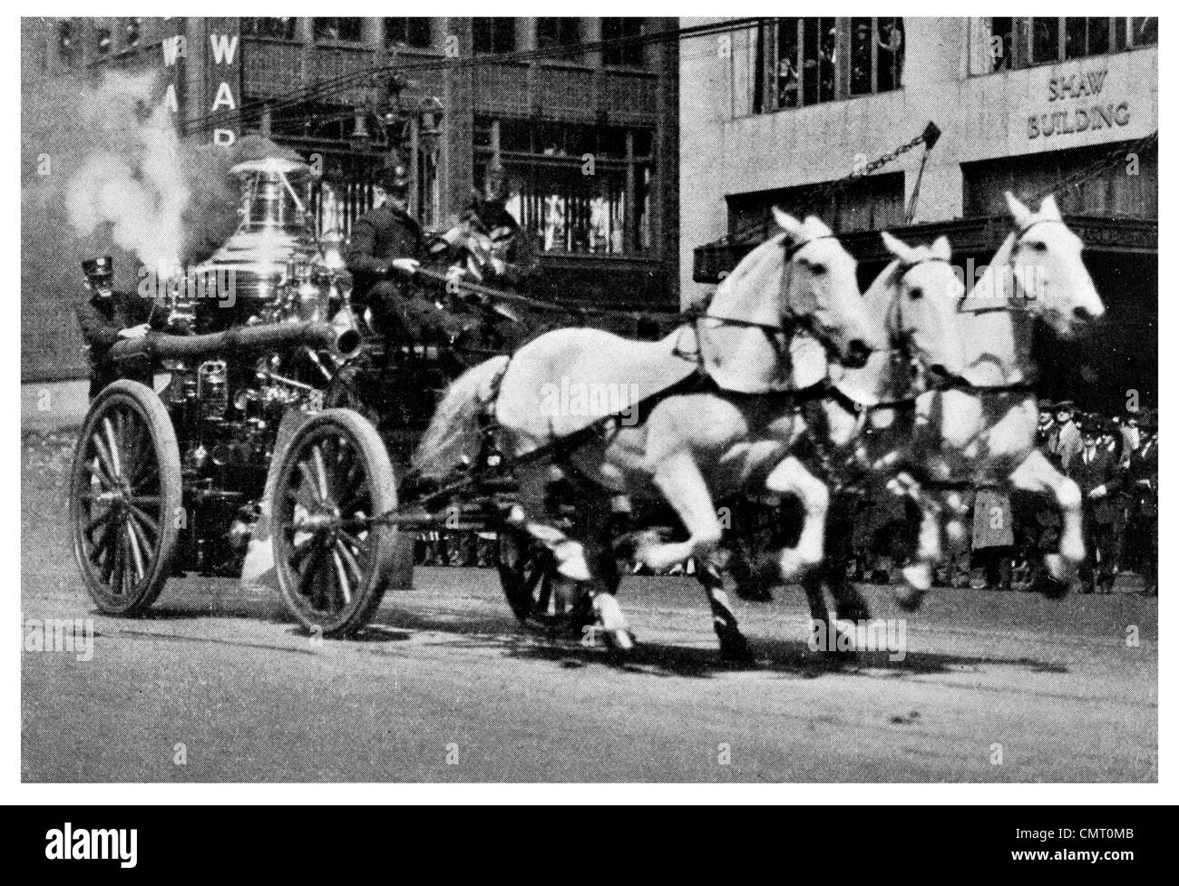1923 Detroit vigili del fuoco Foto Stock