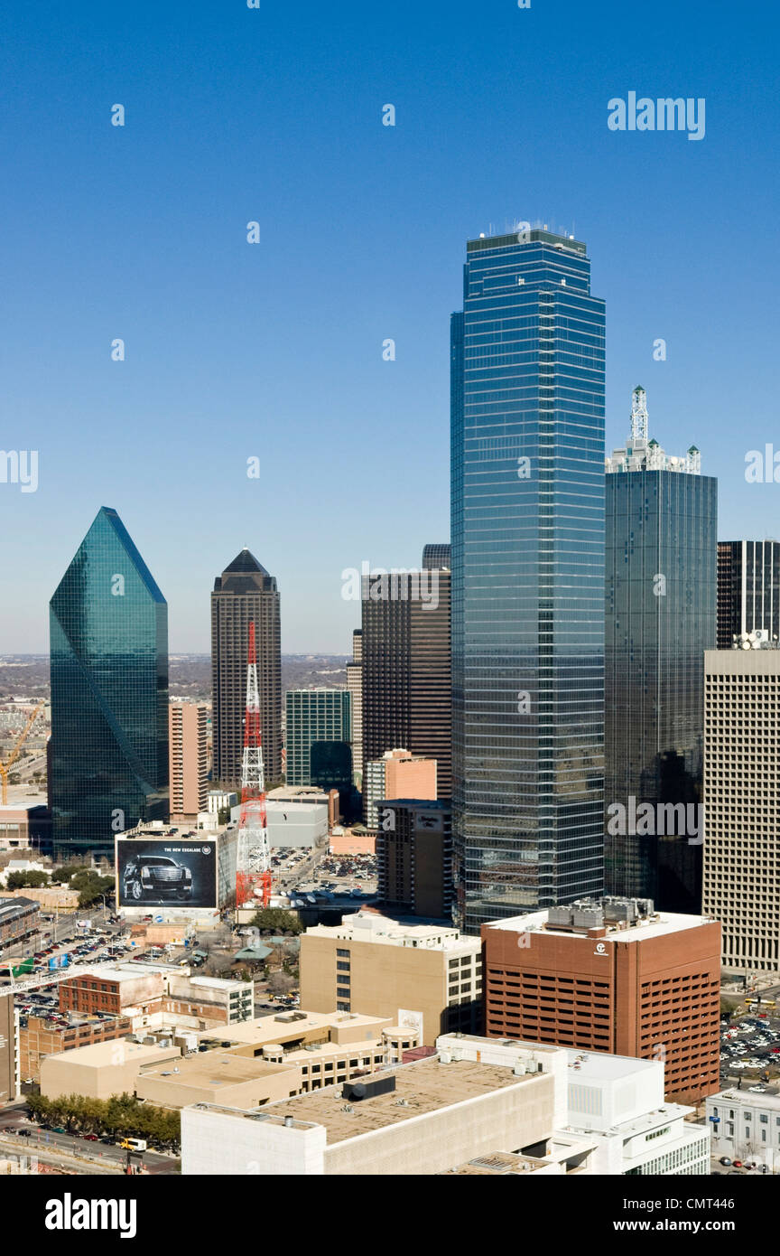 Texas - Skyline, Dallas, Texas, USA - 2009 Foto Stock
