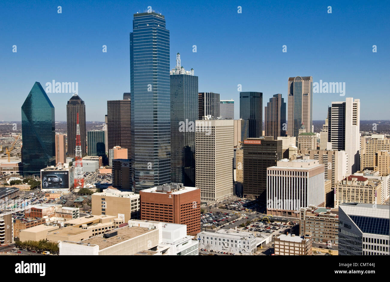 Dallas, Texas - skyline - 2009 Foto Stock
