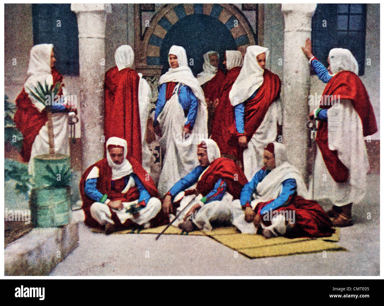 1925 del governatore del Bodyguard a Tripoli in Libia Foto Stock