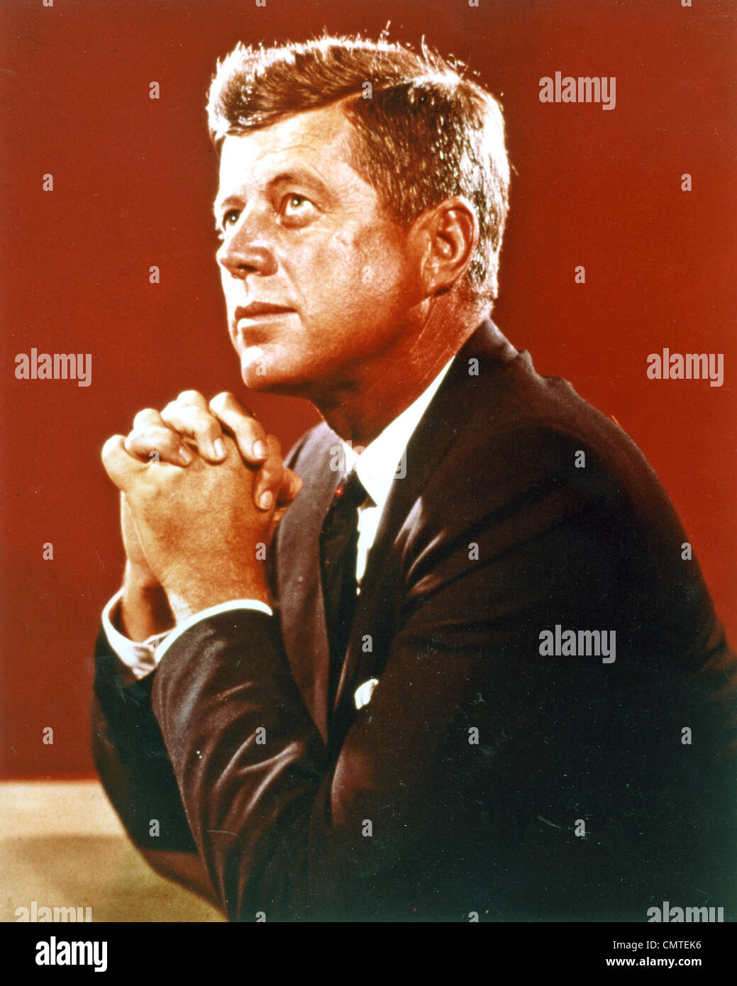 JOHN Fitzgerald Kennedy (1917-1963), trentacinquesimo presidente degli Stati Uniti Foto Stock