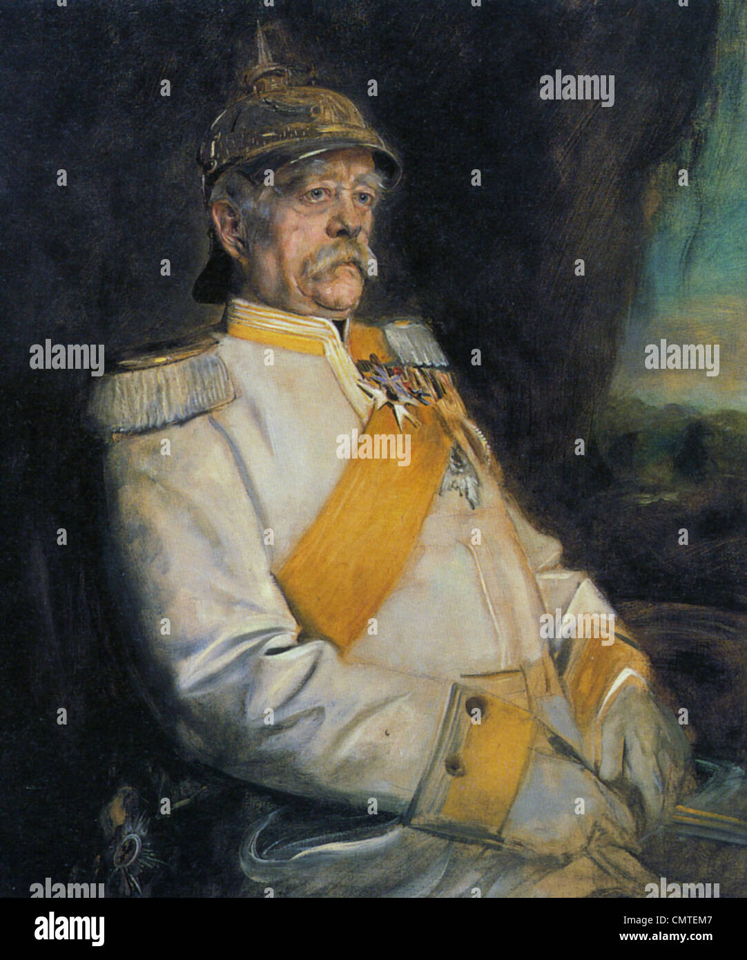OTTO von Bismarck (1815-1898) tedesco più circa 1890 Di artista sconosciuto Foto Stock