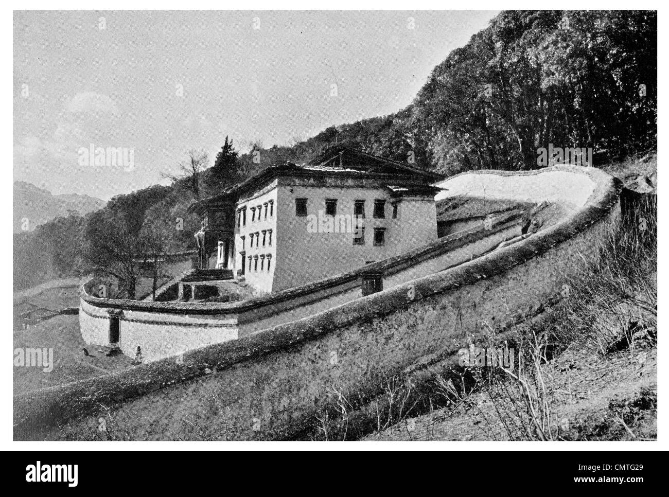 1925 Capo santuario di muli città murata Foto Stock
