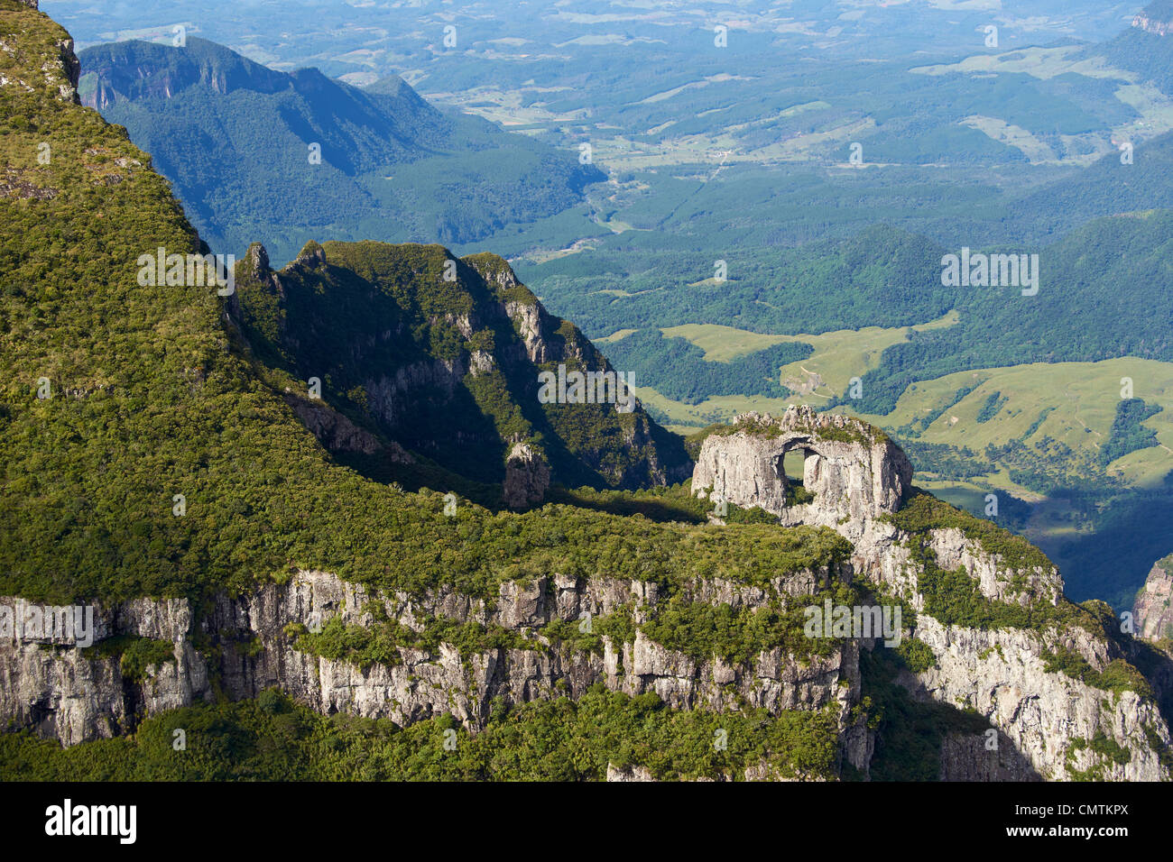 Nella regione montuosa del sud di Santa Catarina Foto Stock