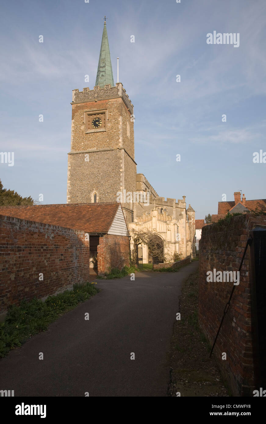 Chiesa parrocchiale di San Giacomo, Nayland, Suffolk, Inghilterra Foto Stock
