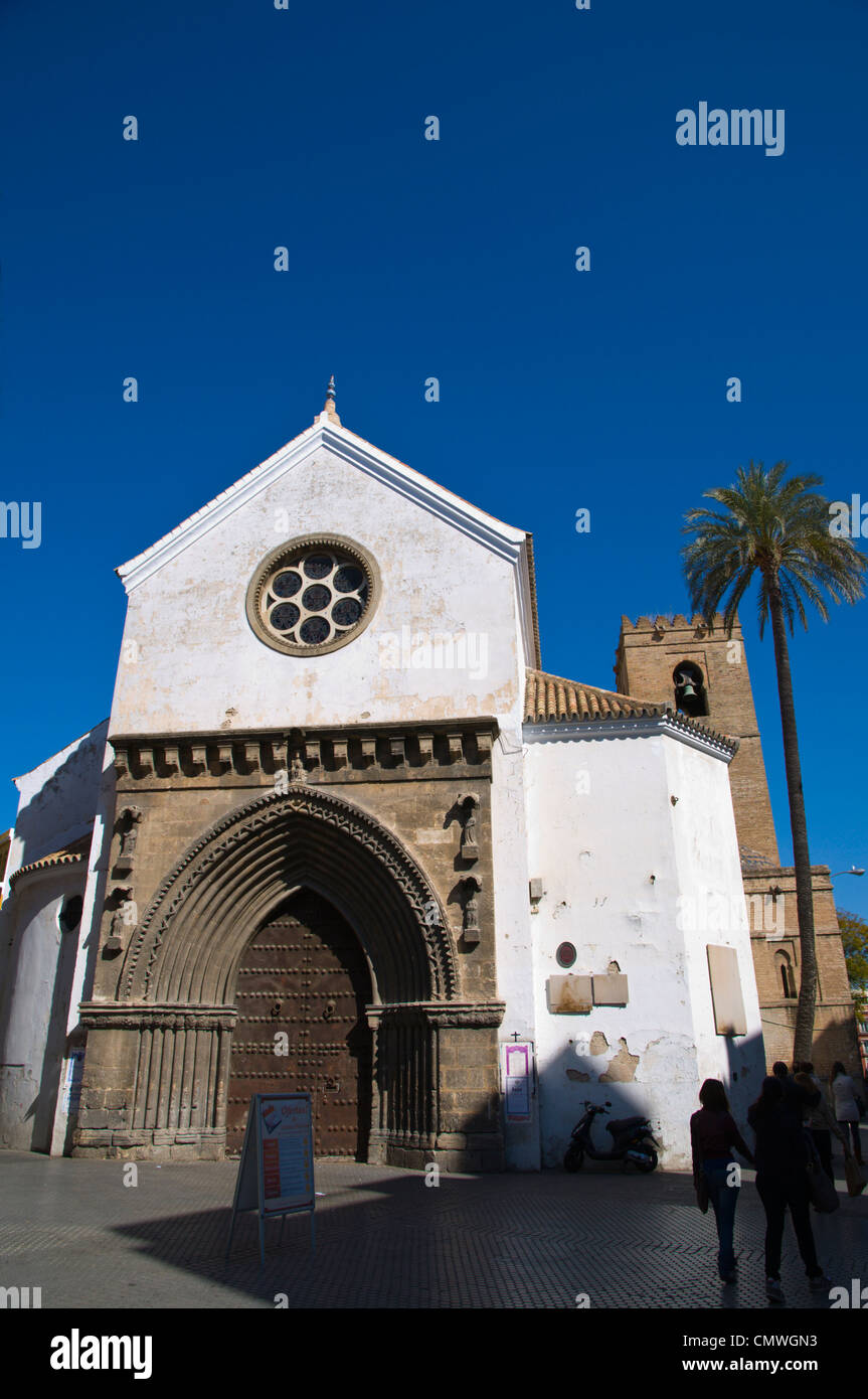 Gotico e stile mudéjar Iglesia de Santa Catalina chiesa Siviglia Andalusia Spagna Foto Stock