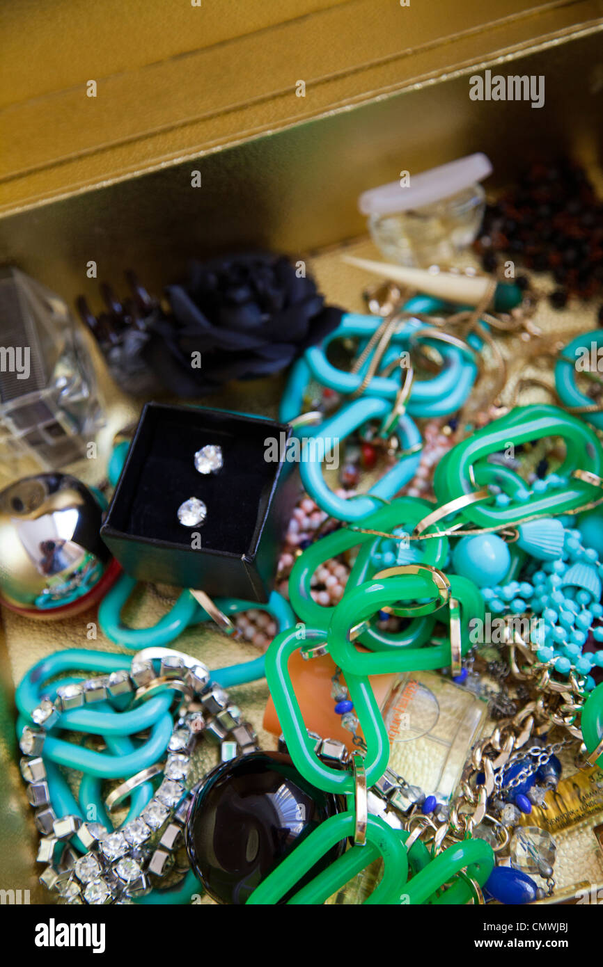 Gingillo Box di bigiotteria Foto Stock