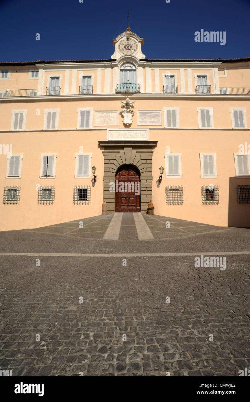 Italia, Lazio, Castel Gandolfo, Palazzo Papale Foto Stock