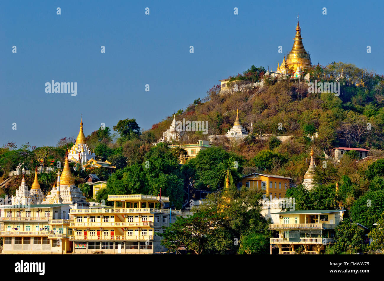 Sagaging Hill, Mandalay Myanmar Foto Stock
