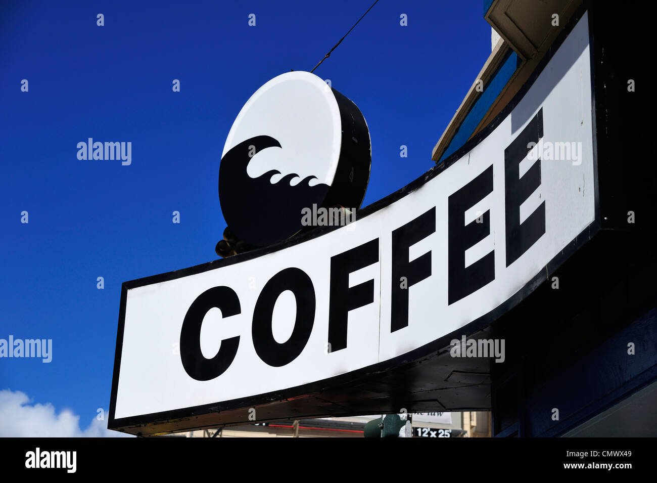 Un Coffee Store in Polk Street, San Francisco, California Foto Stock