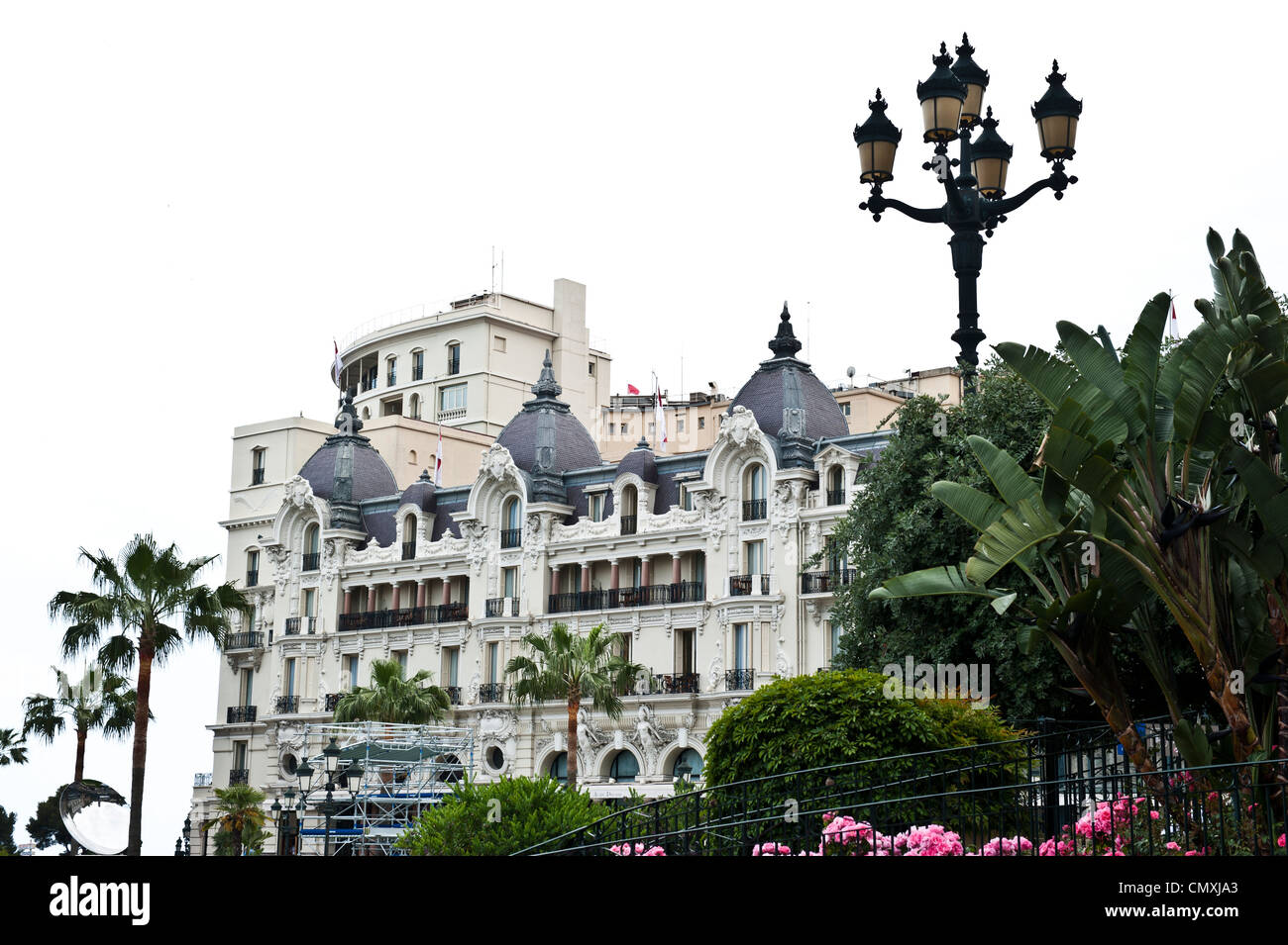 Nobile vista di Hotel de Paris a Monaco. Foto Stock