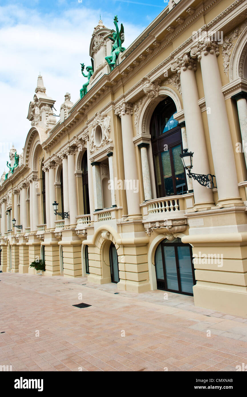 Un palazzo a Montecarlo, Monaco. Foto Stock