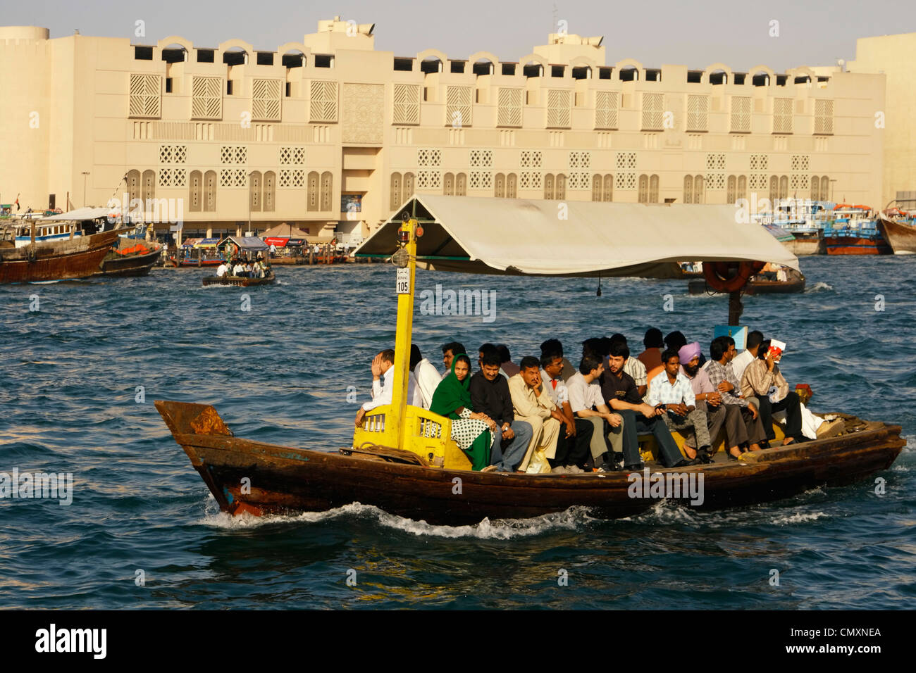 Dubai Deira Creek Traghetti Foto Stock