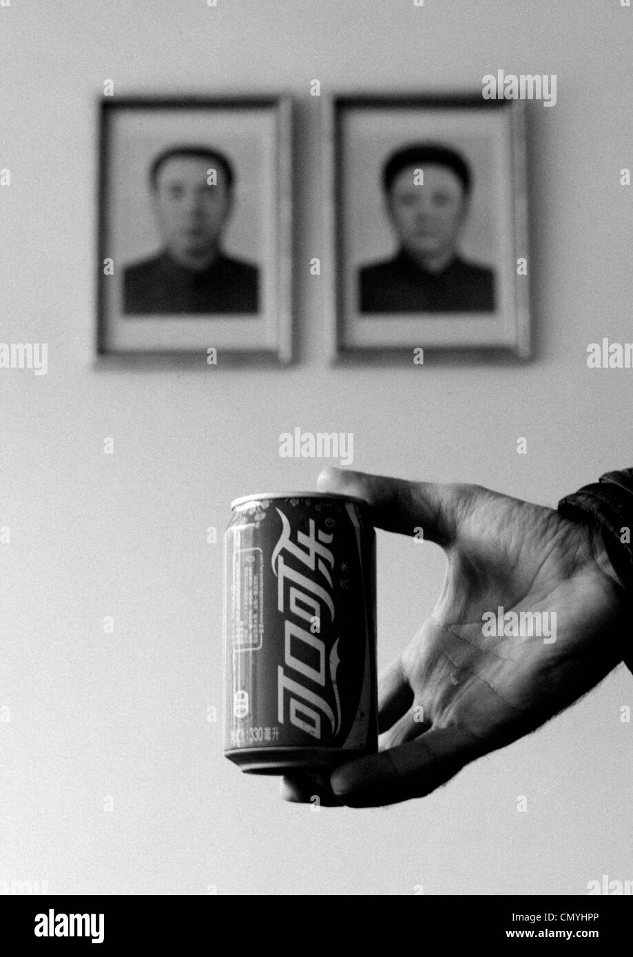 Coca Cola in Corea del Nord Foto Stock