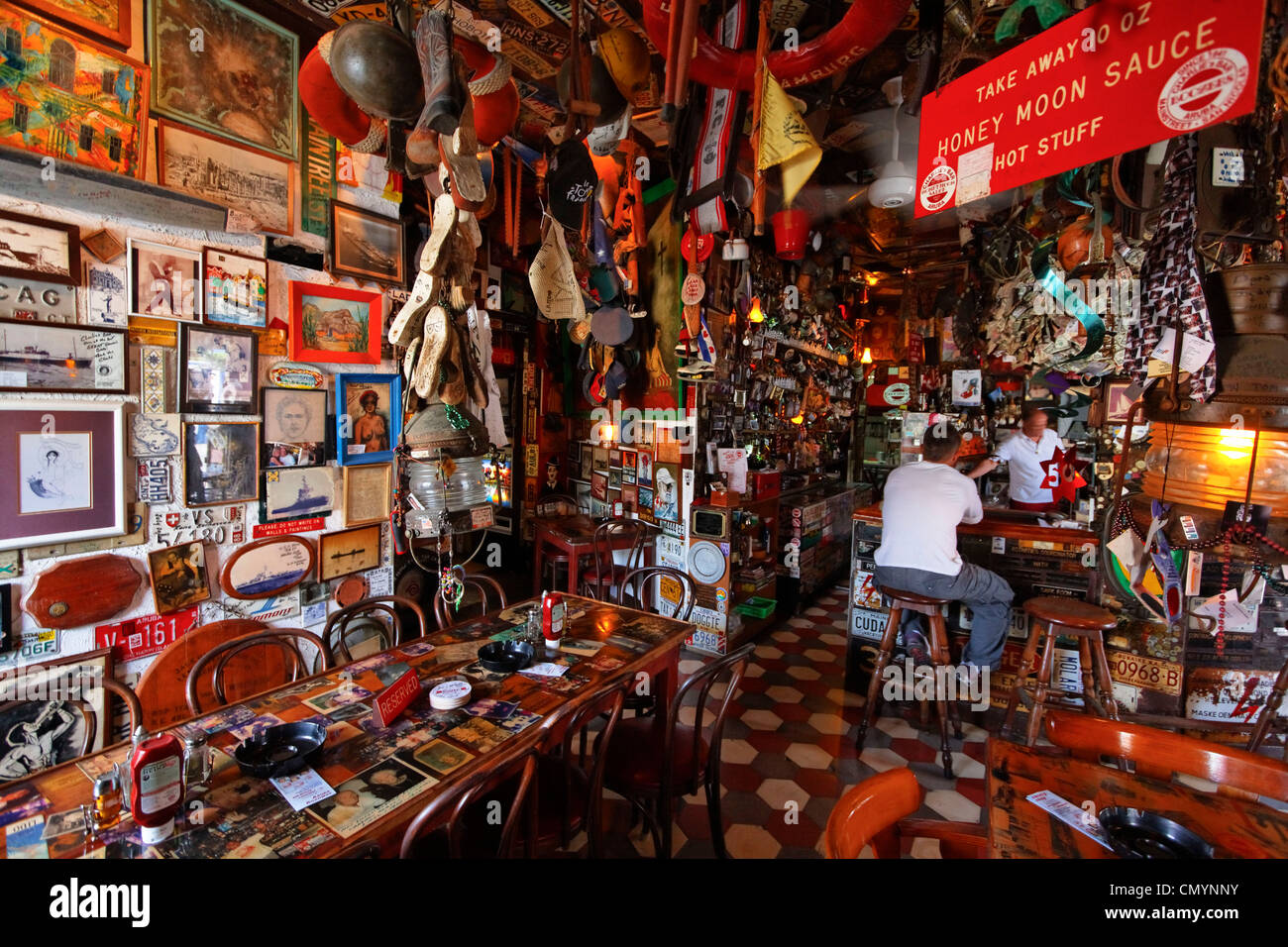 West Indies, Aruba, Charlie s Bar, San Nicolas, poiché Foto Stock