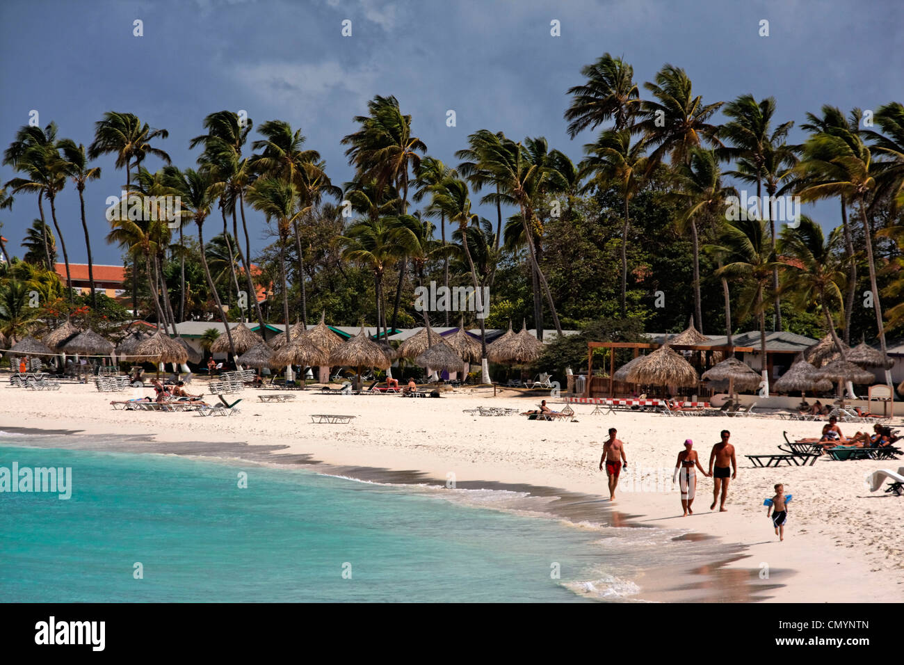 Aruba Antille Olandesi Eagle beach Foto Stock