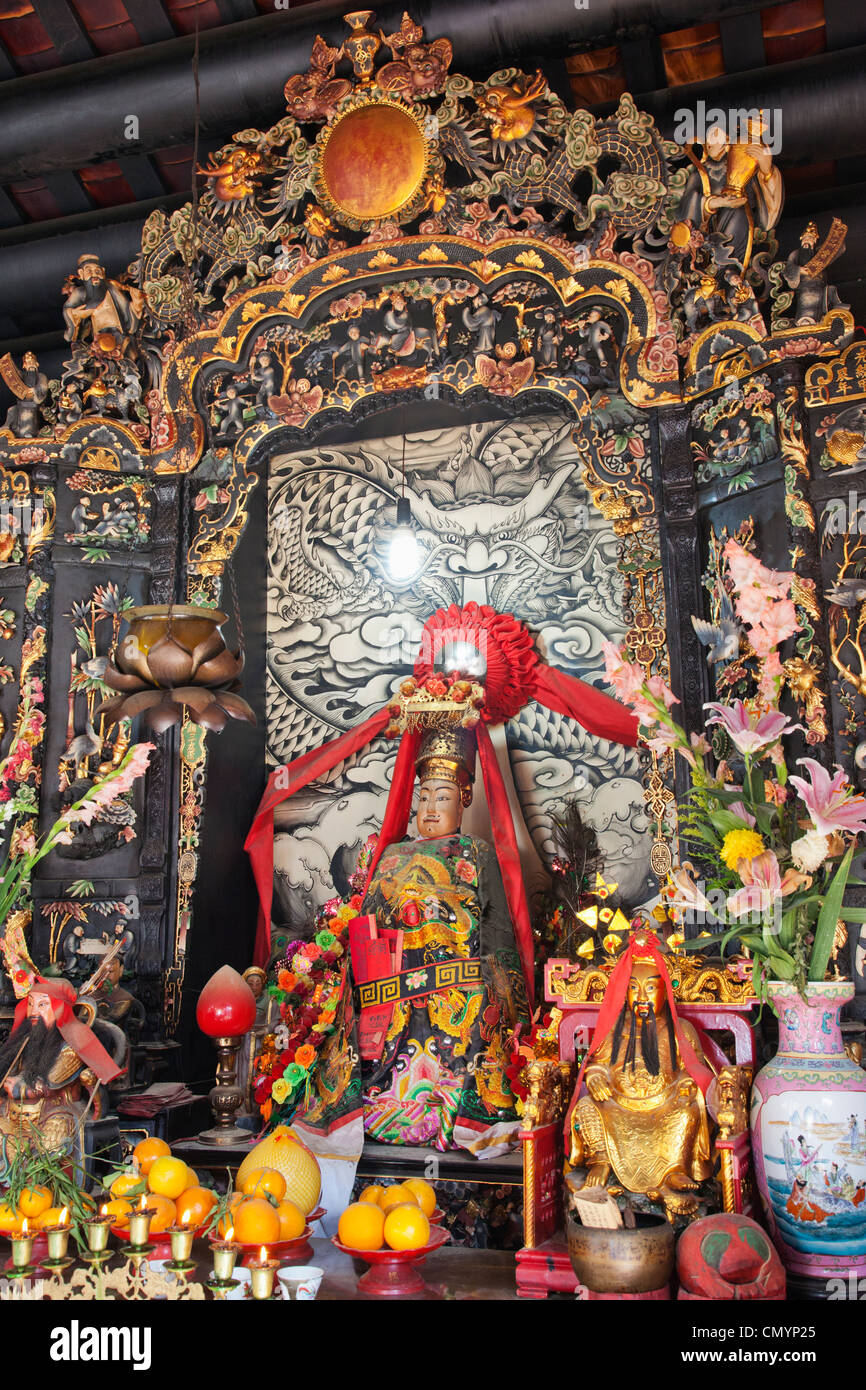 Cina, Hong Kong, Cheung Chau Isola, Pak Tai tempio Foto Stock