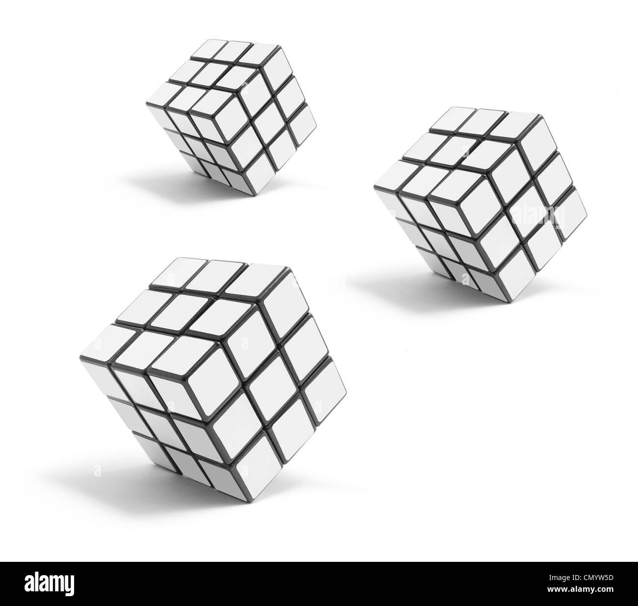 Puzzle di cubi Foto Stock