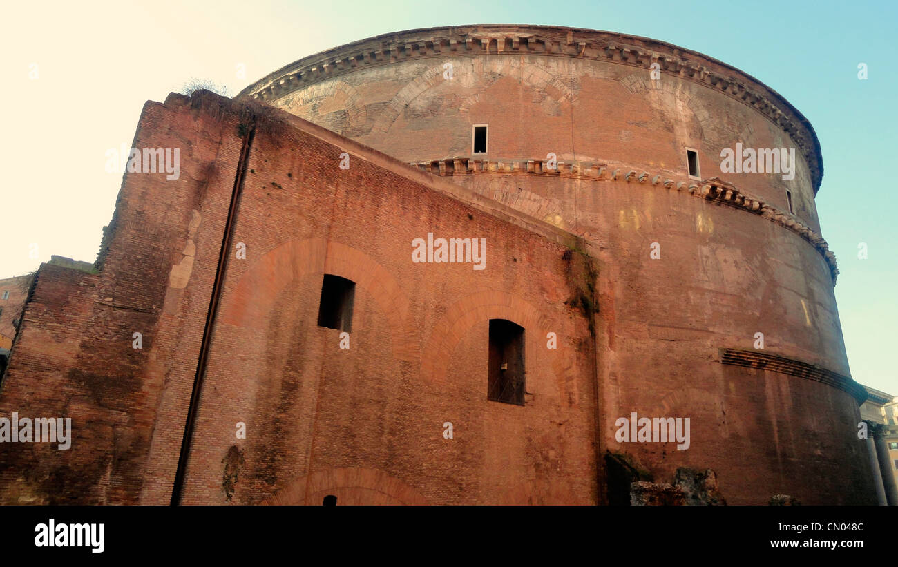 Il Pantheon dal retro Foto Stock