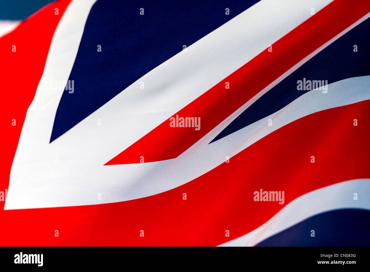 "Union Jack' - la bandiera europea Foto Stock