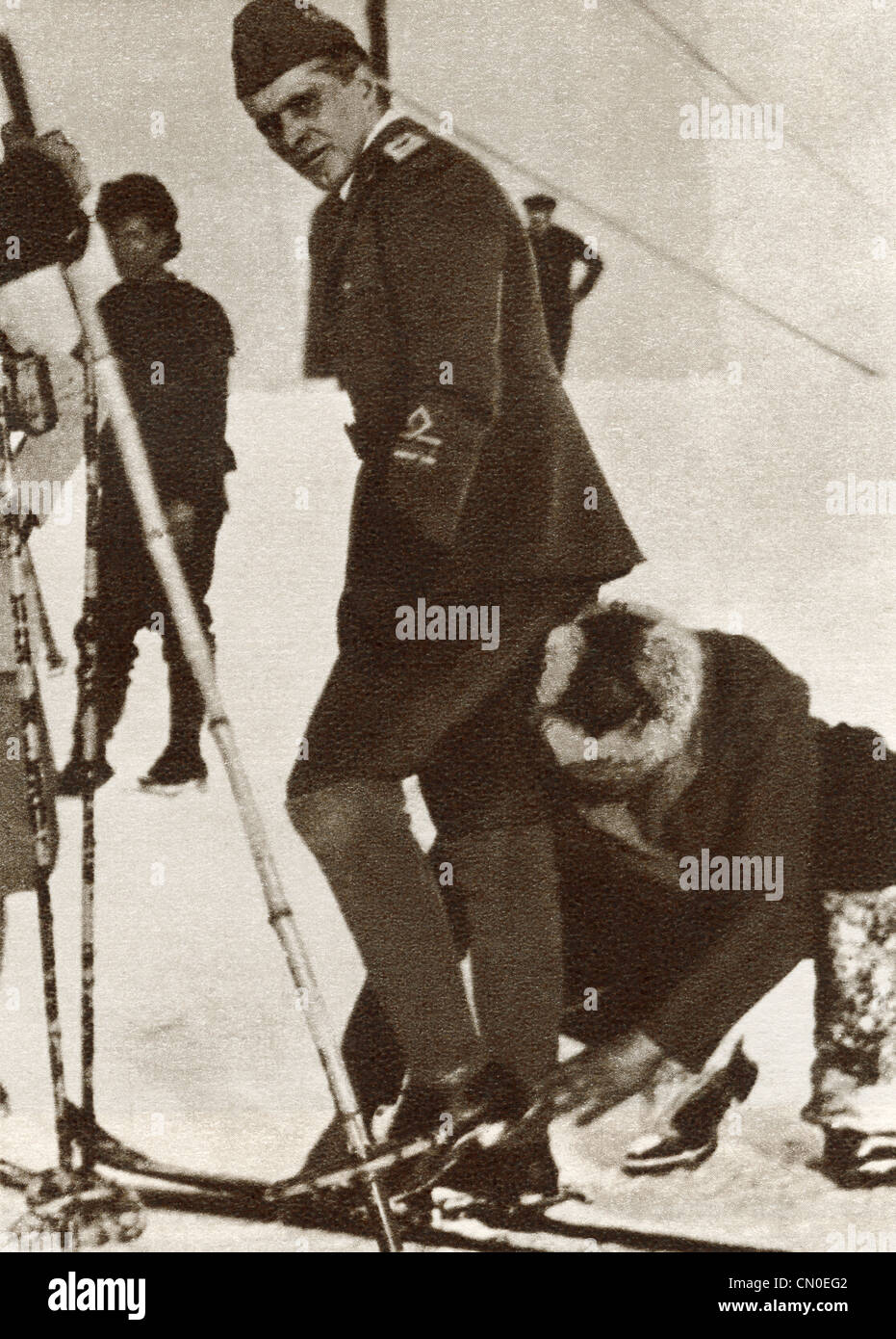 Umberto Nobile , 1885 - 1978. Italiano ingegnere aeronautico e Arctic explorer. Foto Stock