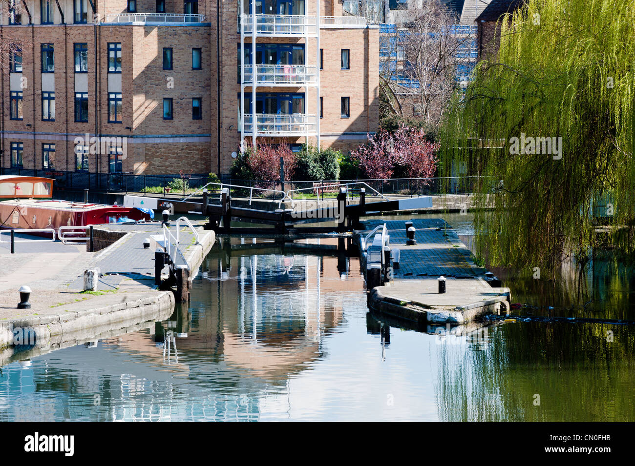 Regents Canal, Islington, N1, London, Regno Unito Foto Stock