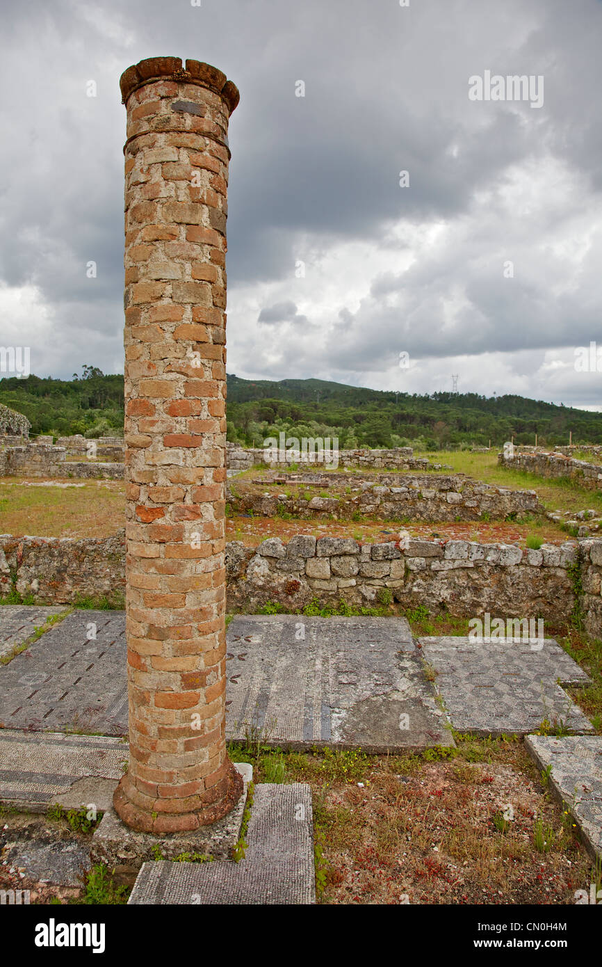 Le rovine romane di Conimbriga Foto Stock
