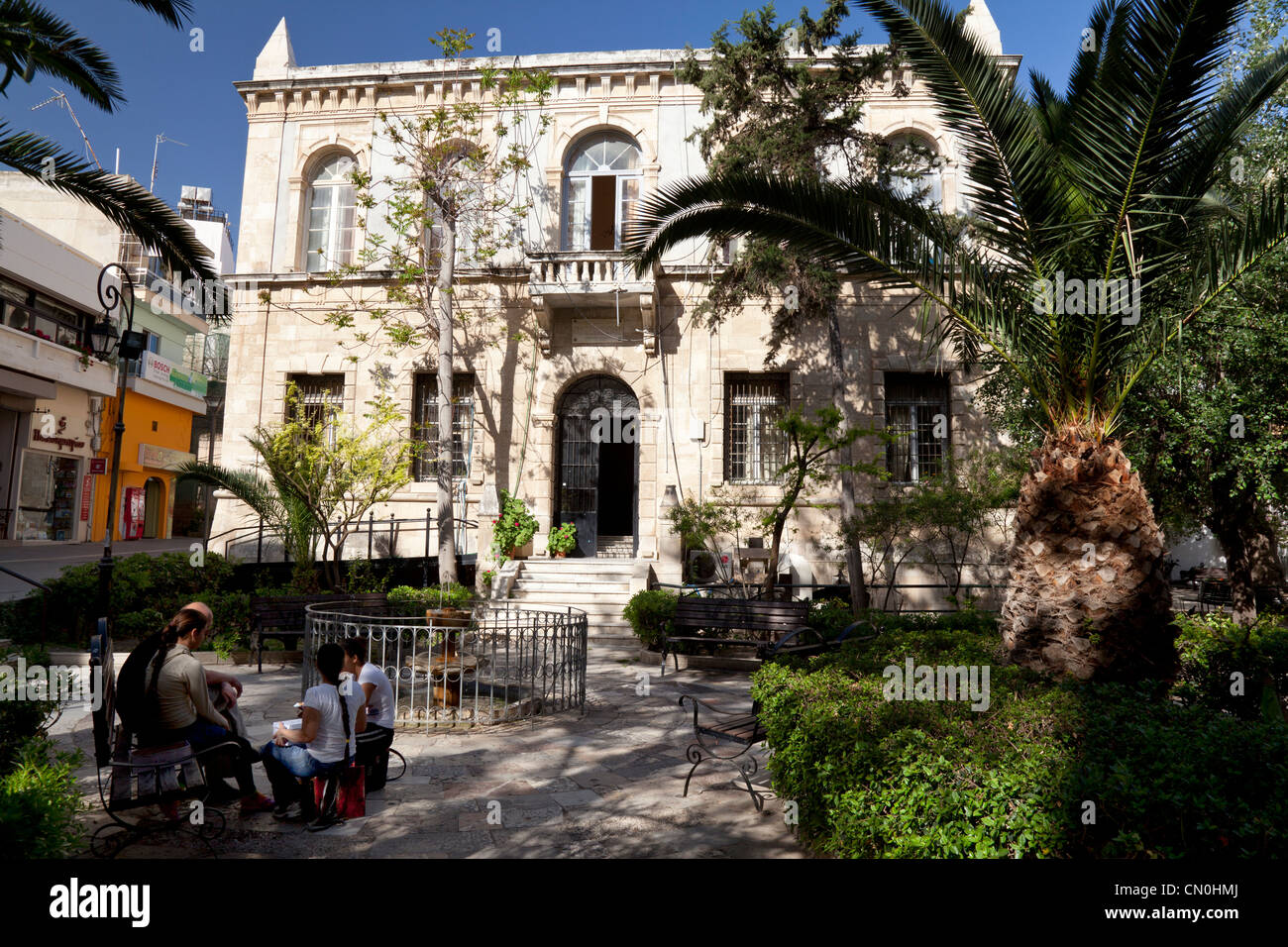 Heraklionian city hall, Creta, Grecia Foto Stock