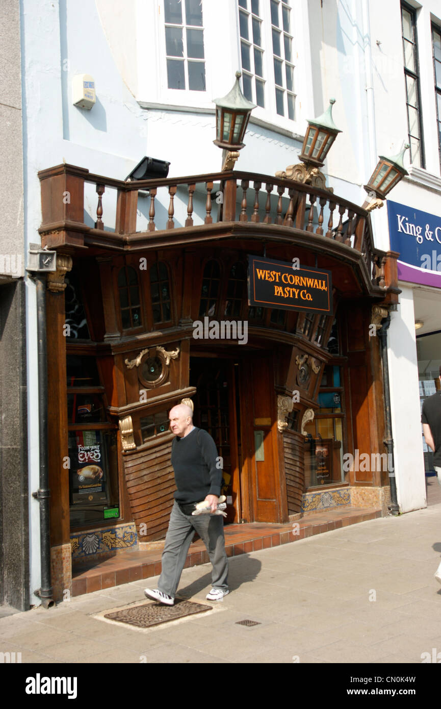 West Cornwall Pasty Company shop rivenditore Worthing West Sussex Foto Stock