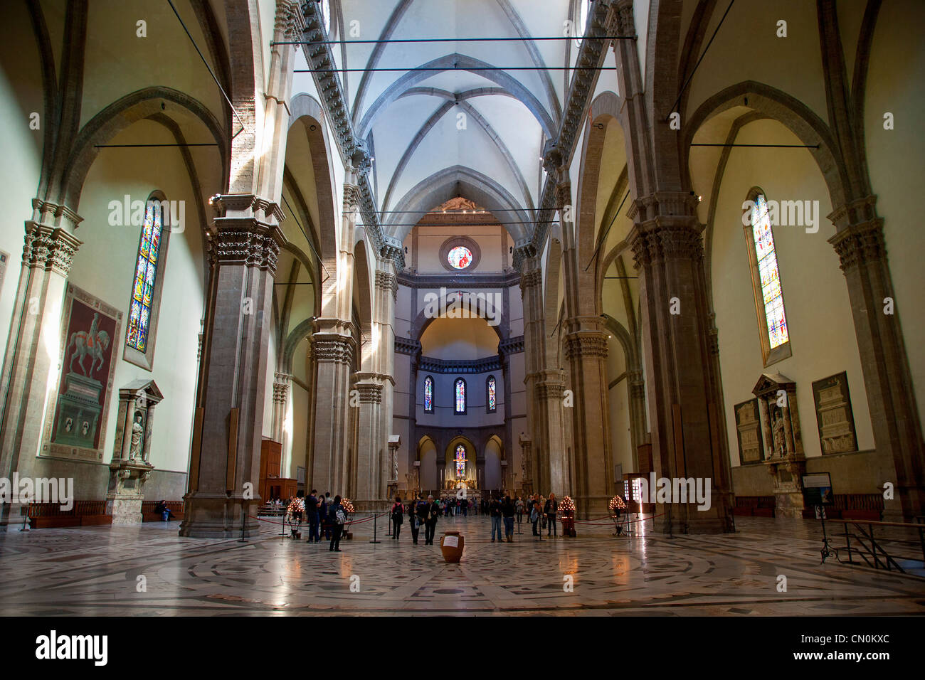 Firenze, il Duomo di Santa Maria del Fiore Foto Stock