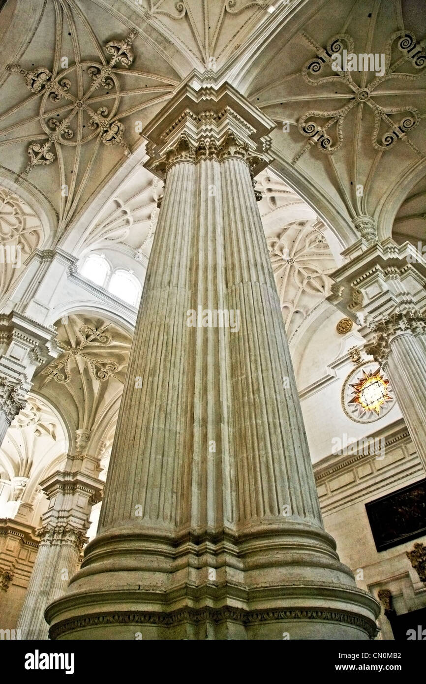 Europa Spagna Andalusia Cattedrale di Granada Foto Stock