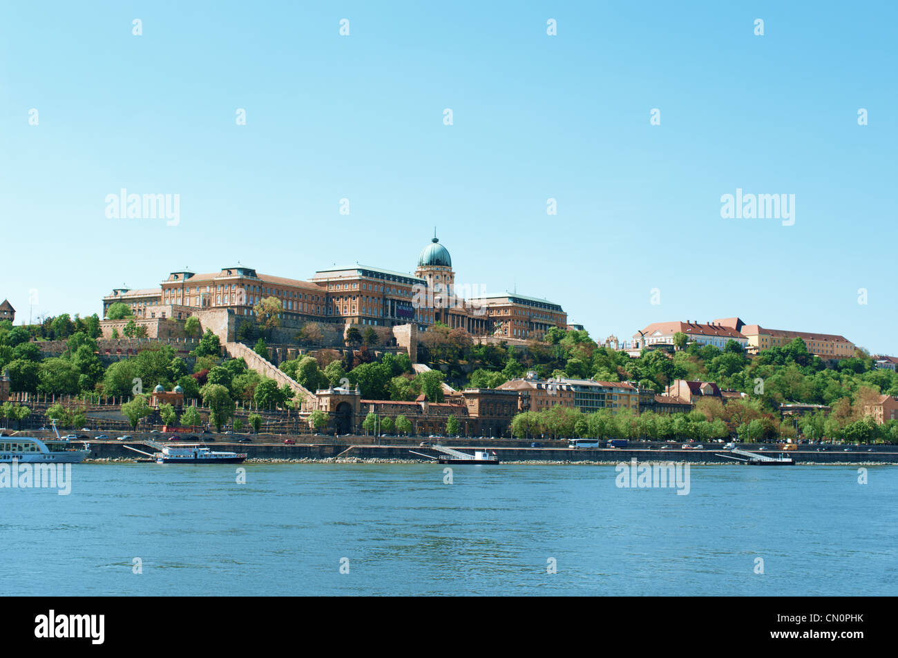 Il castello di Buda a Budapest Ungheria. Foto Stock