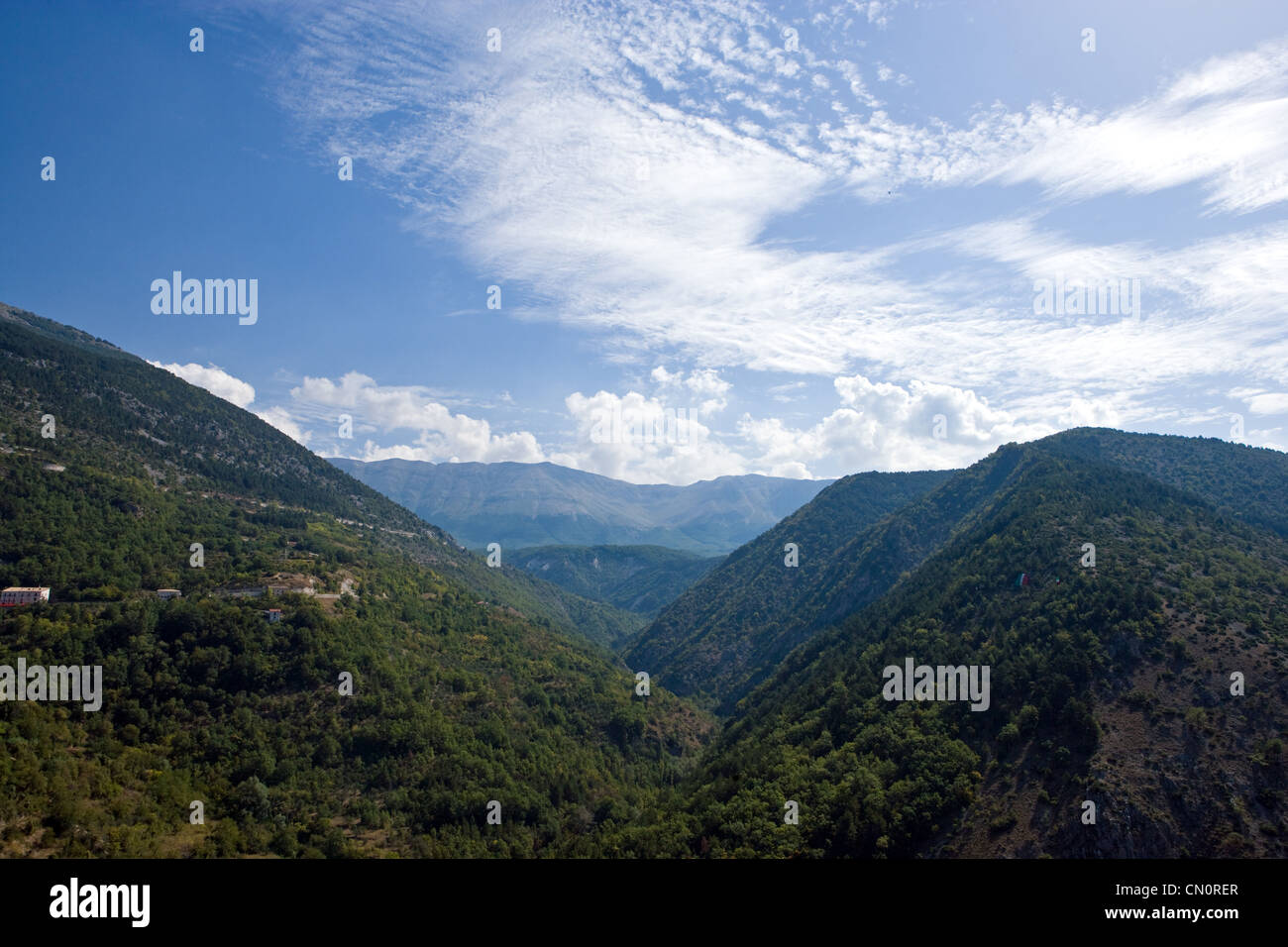 L'Italia, Abruzzo, le montagne del Parco Nazionale della Majella Foto Stock
