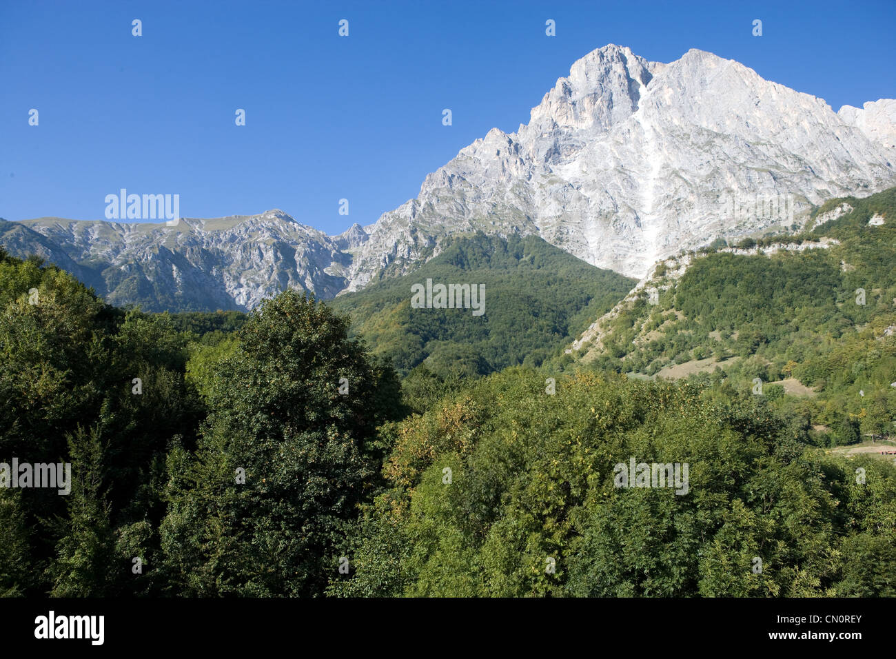 Italia Abruzzo Parco Nazionale del Gran Sasso, il lato Teramano Foto Stock