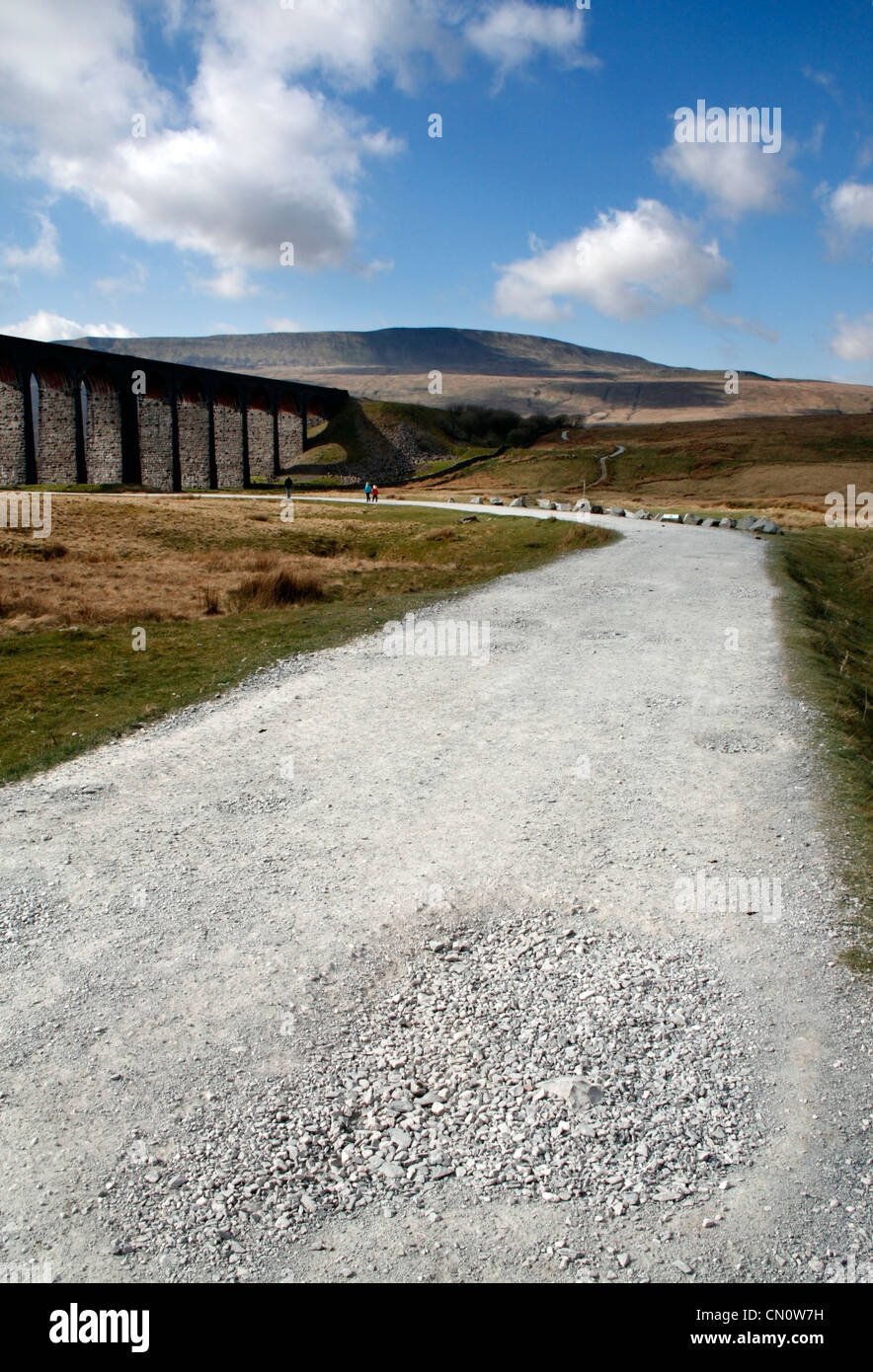 Il viadotto Ribblehead nel North Yorkshire, Inghilterra Foto Stock