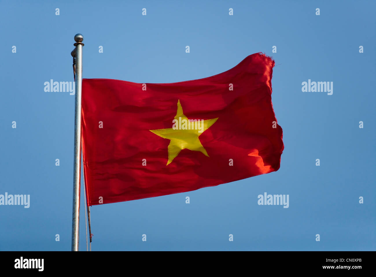 Bandiera nazionale, Vietnam Foto Stock