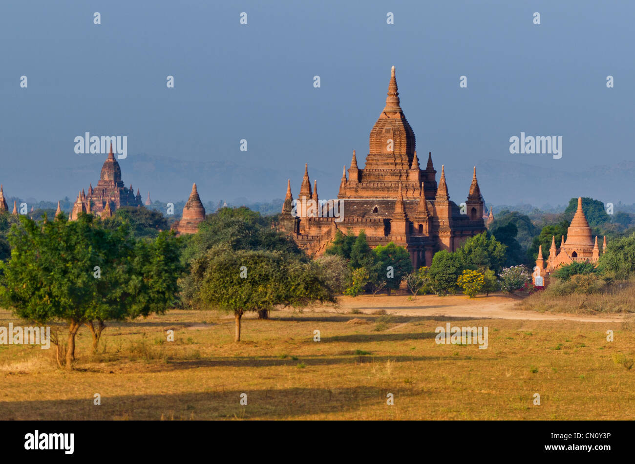 Templi, Bagan, Myanmar Foto Stock