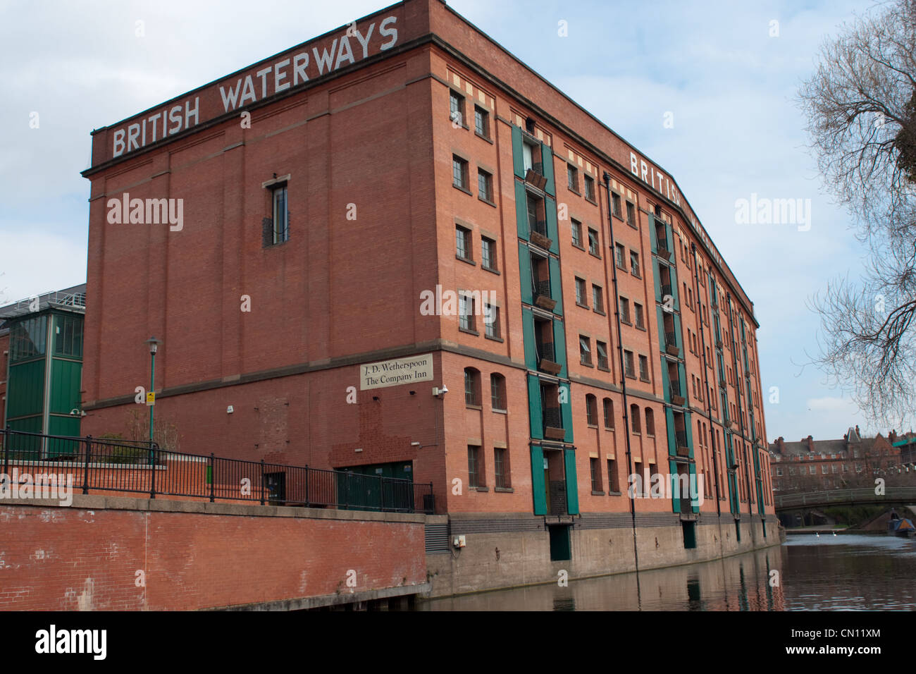 Nottingham Canal Foto Stock