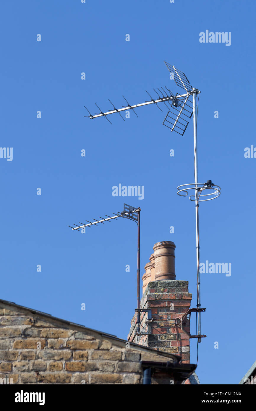 UK Digital antenna televisiva Foto Stock