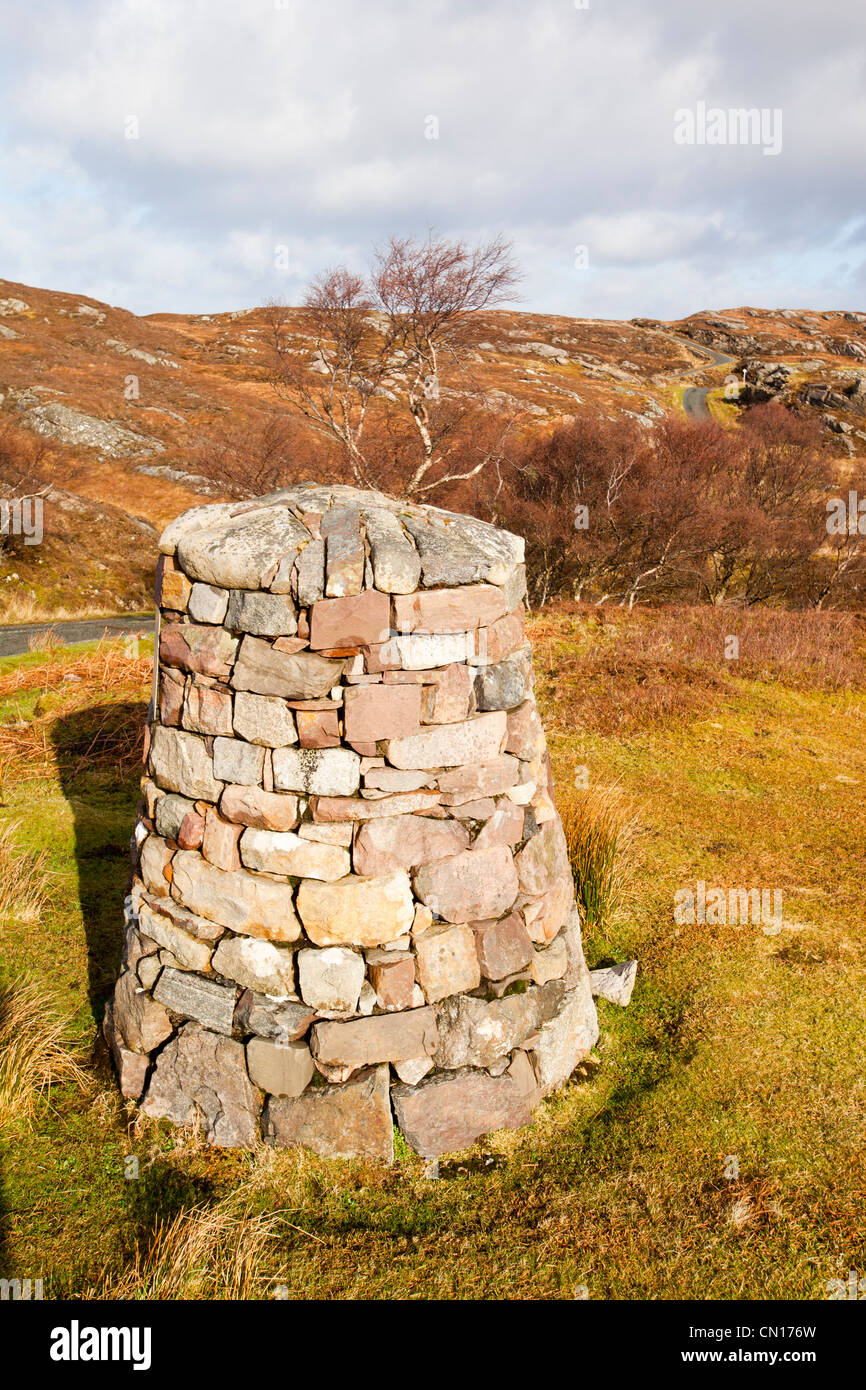 Strada Calums sull'Isola di Raasay, Scotland, Regno Unito. Foto Stock