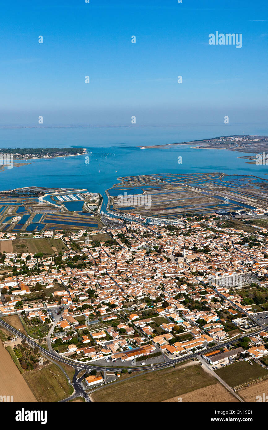 Francia, Charente Maritime, Ile de Re, Ars en Re, denominata Les Plus Beaux Villages de France (i più bei villaggi di Foto Stock