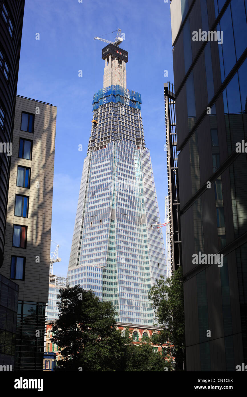 La torre di Shard costruzione Foto Stock