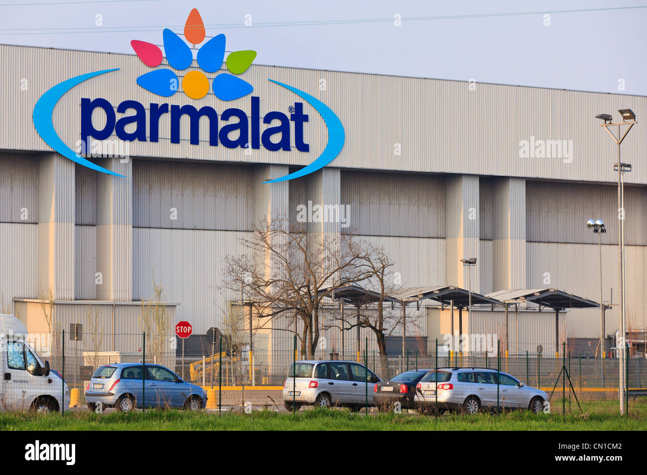 Impianto di Parmalat in Collcchio, Emilia Romagna, Italia Foto Stock