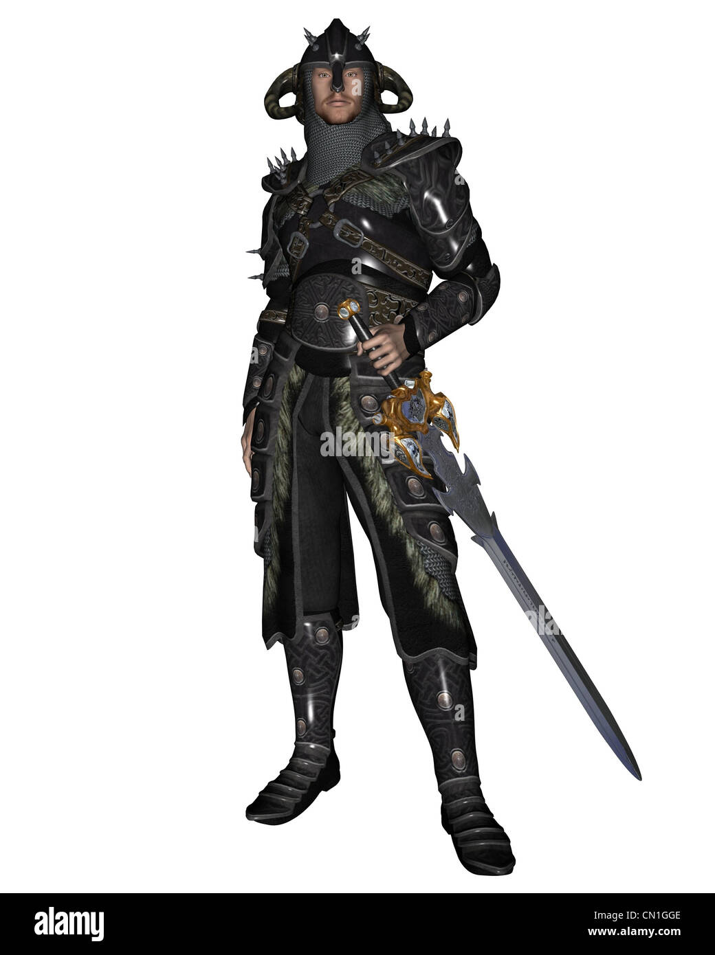 Fantasy Dark Knight Foto Stock