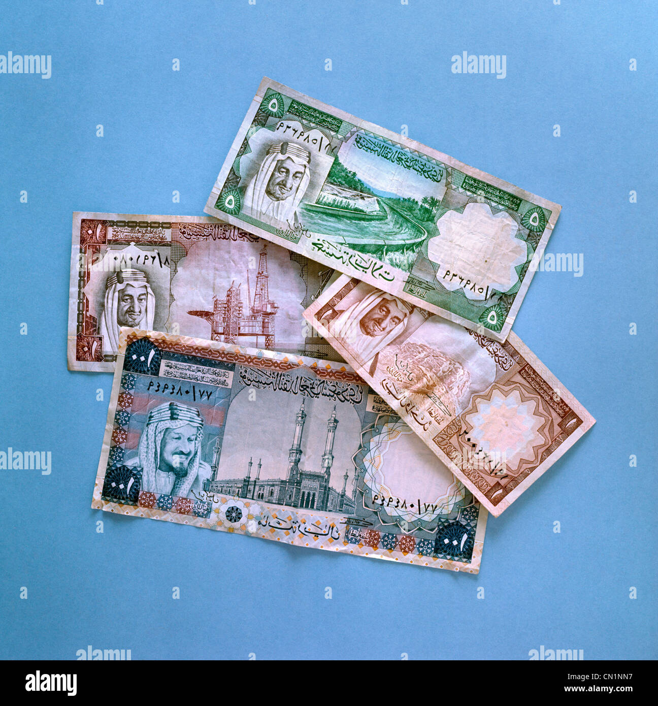 Arabia Riyals valuta Foto Stock