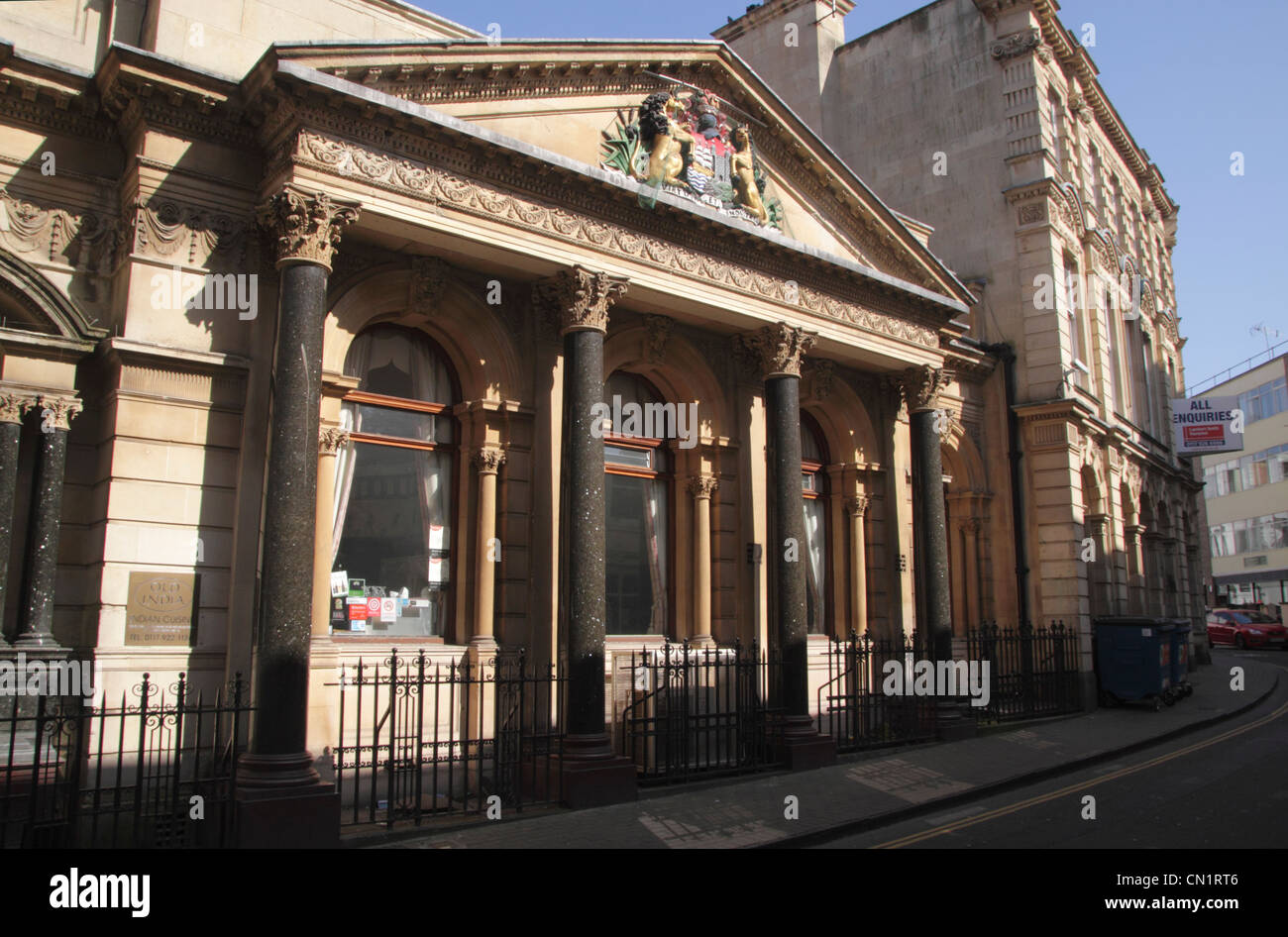 Antica India ristorante Indiano St Nicholas Street Bristol Foto Stock