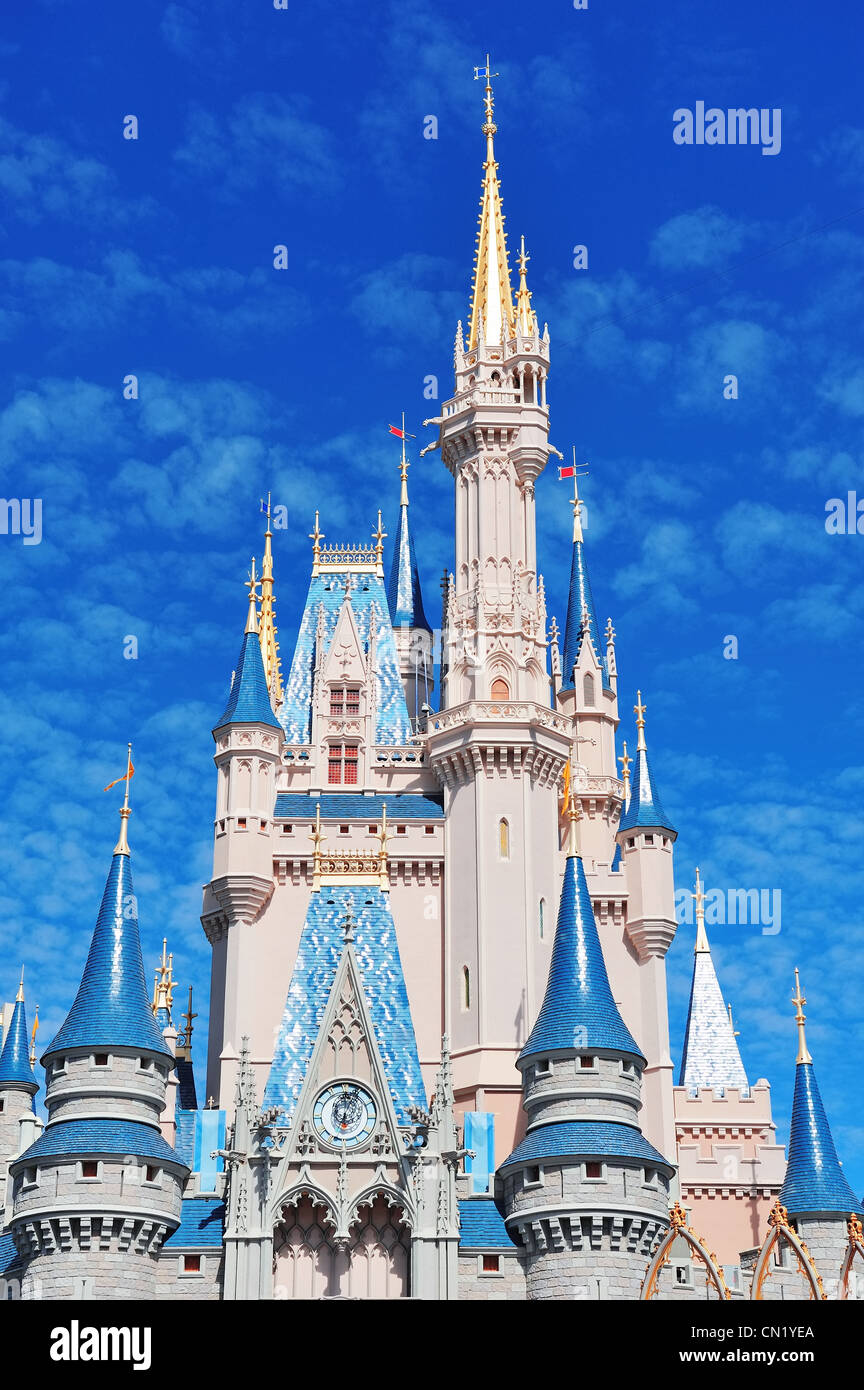 Il Castello di Cenerentola del giorno Foto Stock