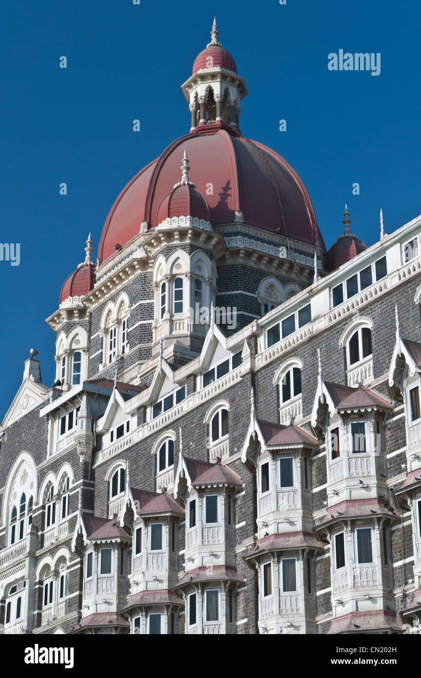 Taj Mahal Palace Hotel Colaba Mumbai Bombay in India Foto Stock